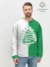 Мужской свитшот базовый / Зелёная Ёлочка