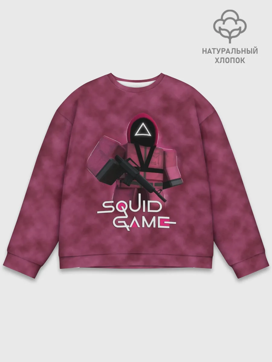 Мужской свитшот базовый / ИГРА В КАЛЬМАРА РОБЛОКС | SQUID GAME