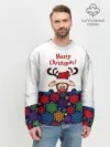 Мужской свитшот базовый / Merry Christmas