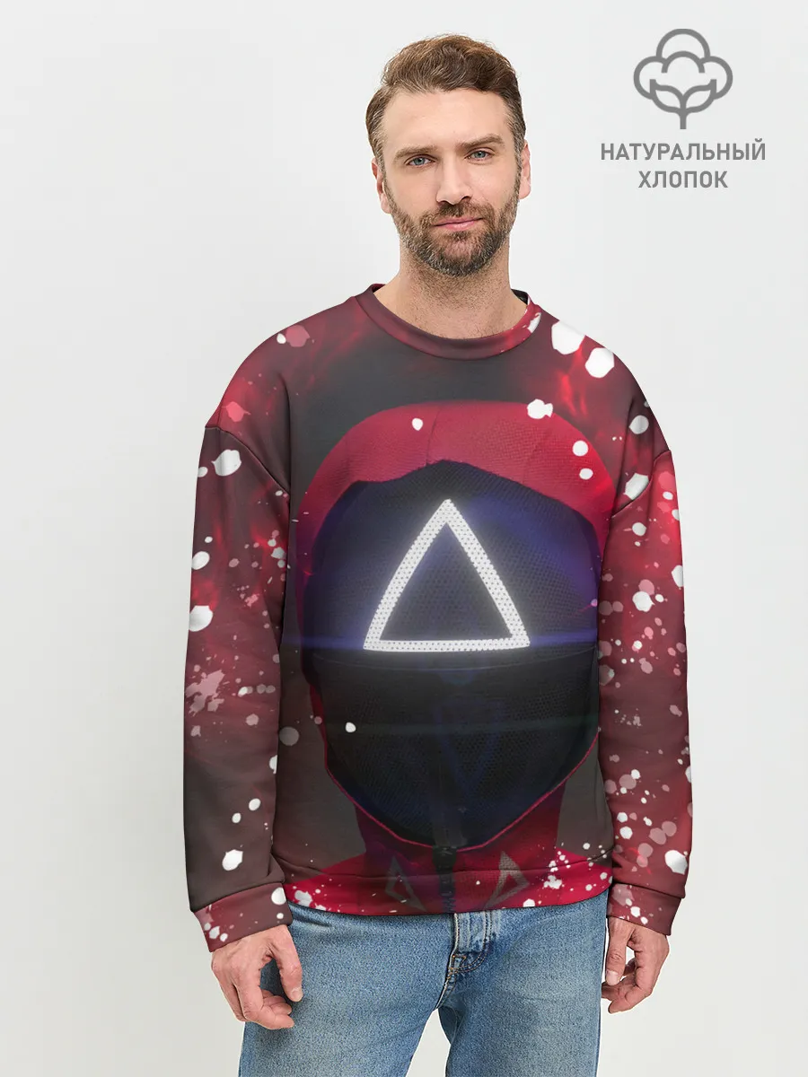 Мужской свитшот базовый / ТРЕУГОЛЬНИК | ОХРАНА