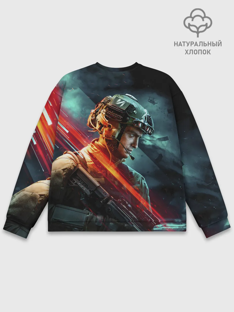 Мужской свитшот базовый / Battlefield 2042 game art