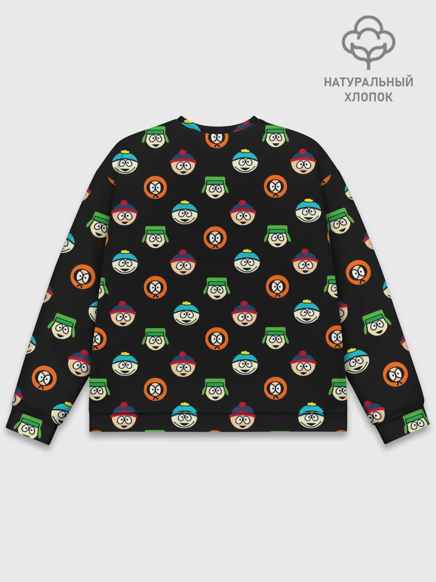 Мужской свитшот базовый / Южный парк, паттерн