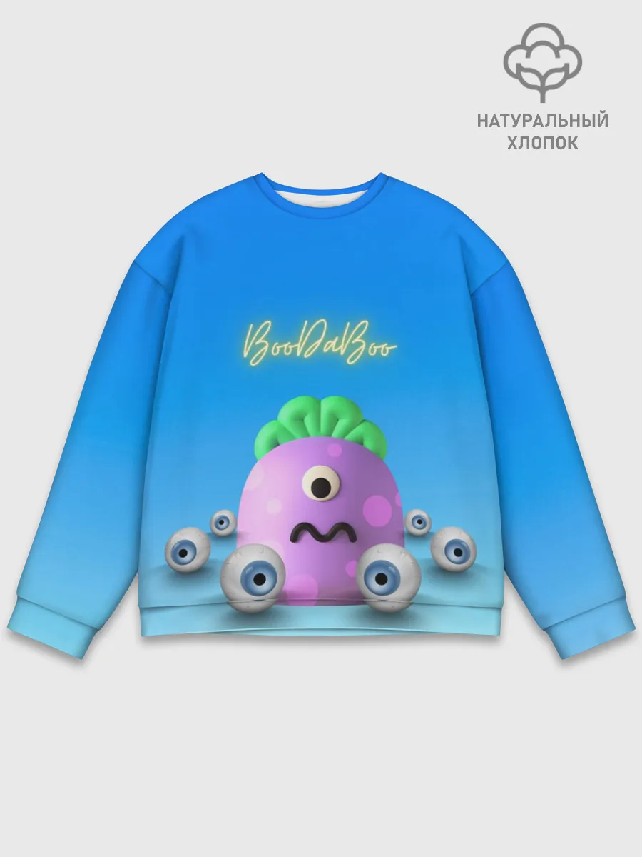 Мужской свитшот базовый / Монстр буДАбу