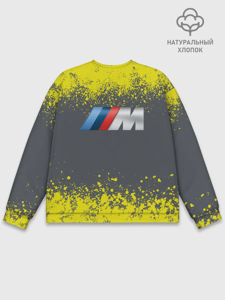 Мужской свитшот базовый / БМВ | ЖЕЛТЫЙ ПЕРФОРМАНС