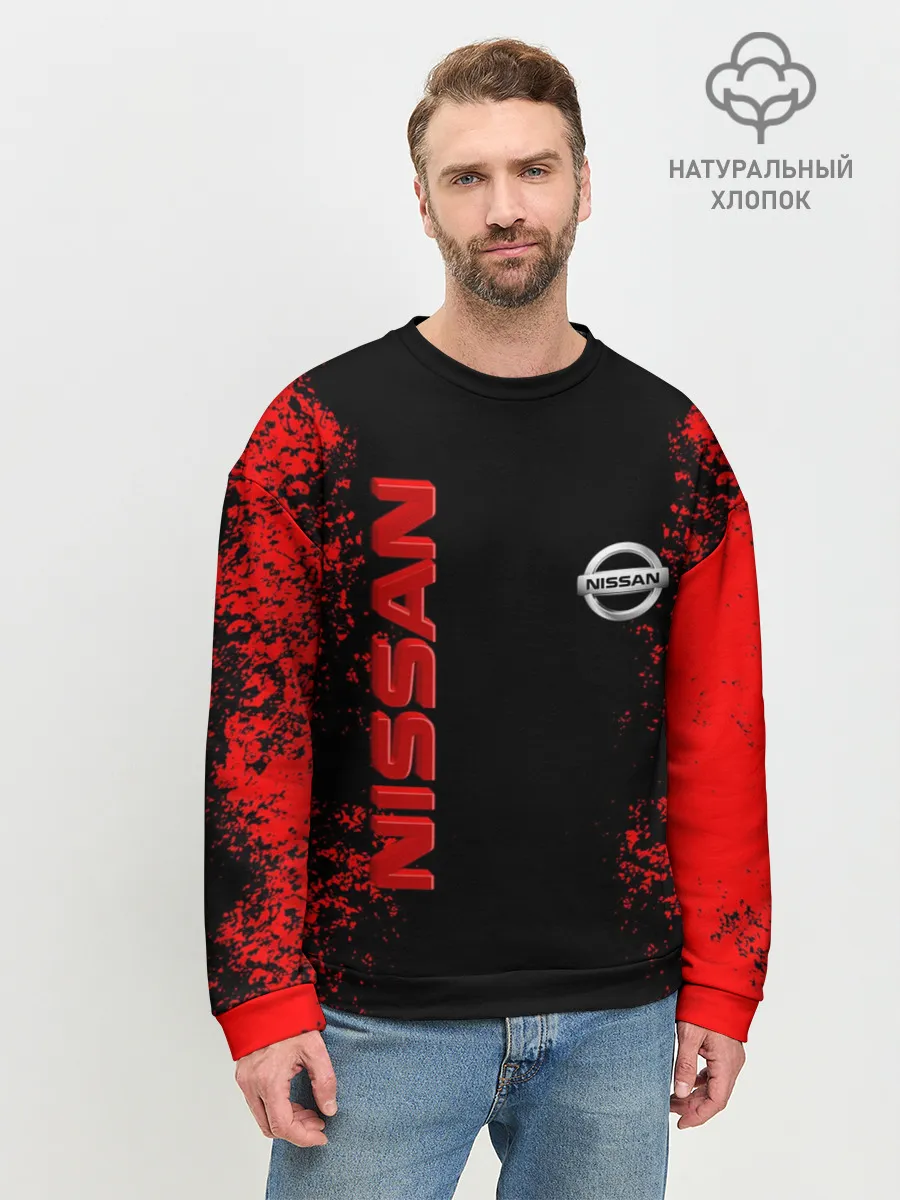 Мужской свитшот базовый / NISSAN RED