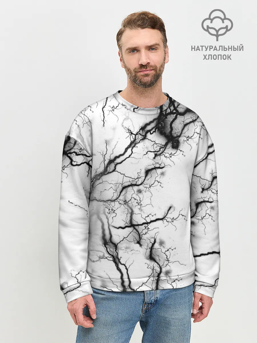 Мужской свитшот базовый / нейронные связи