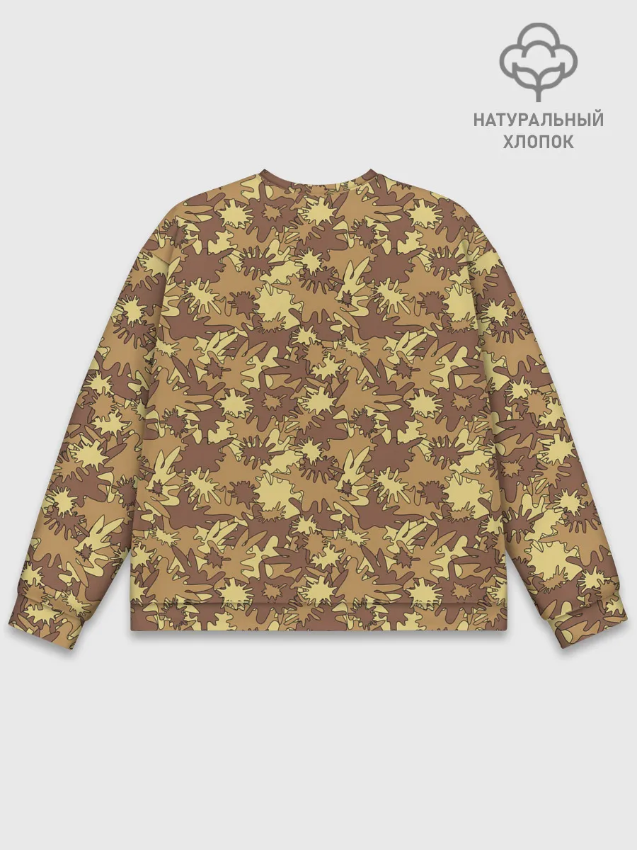 Мужской свитшот базовый / Креативный Камуфляж