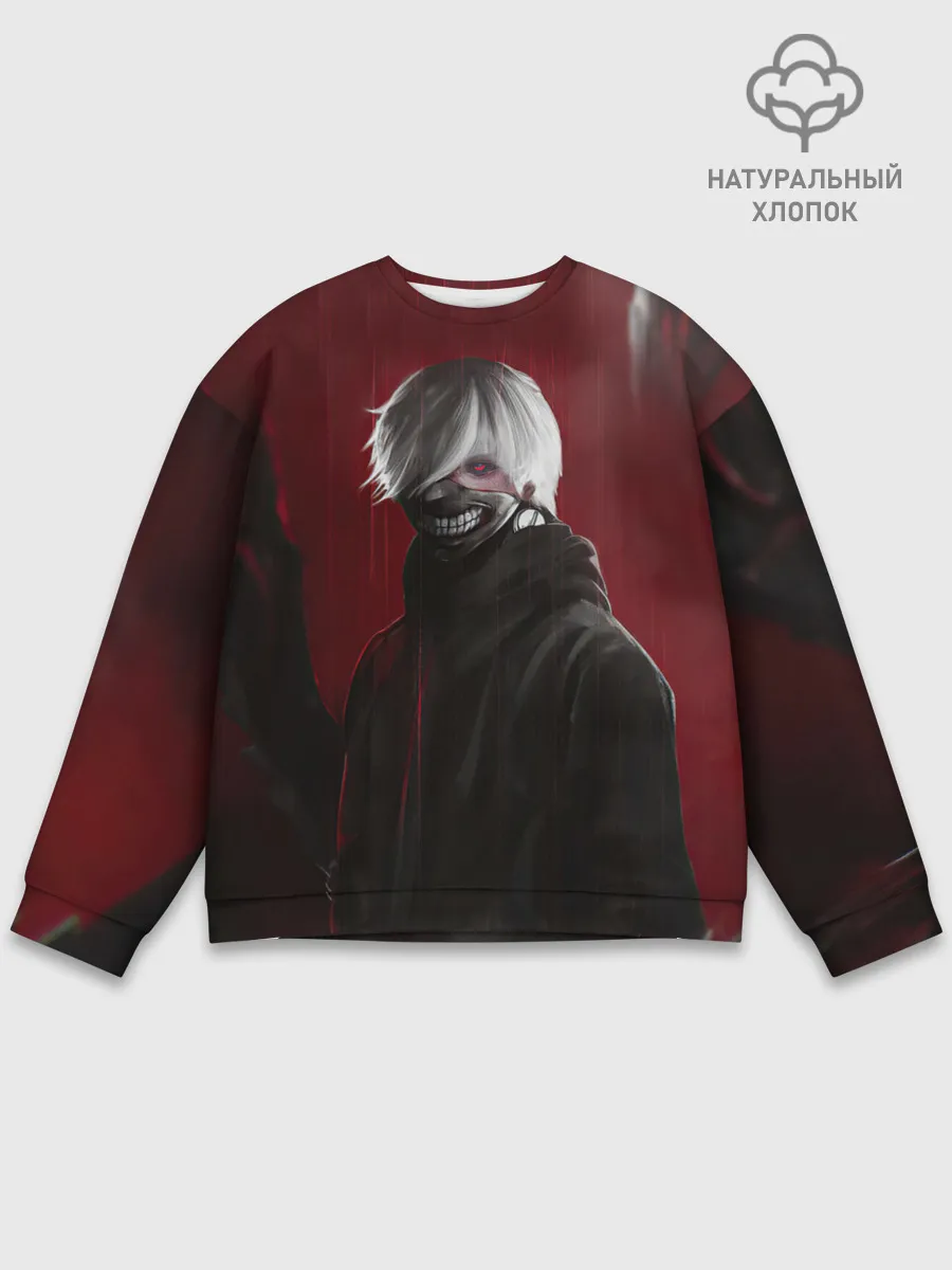 Мужской свитшот базовый / TOKYO GHOUL | ТОКИЙСКИЙ ГУЛЬ ЩЮПАЛЬЦА