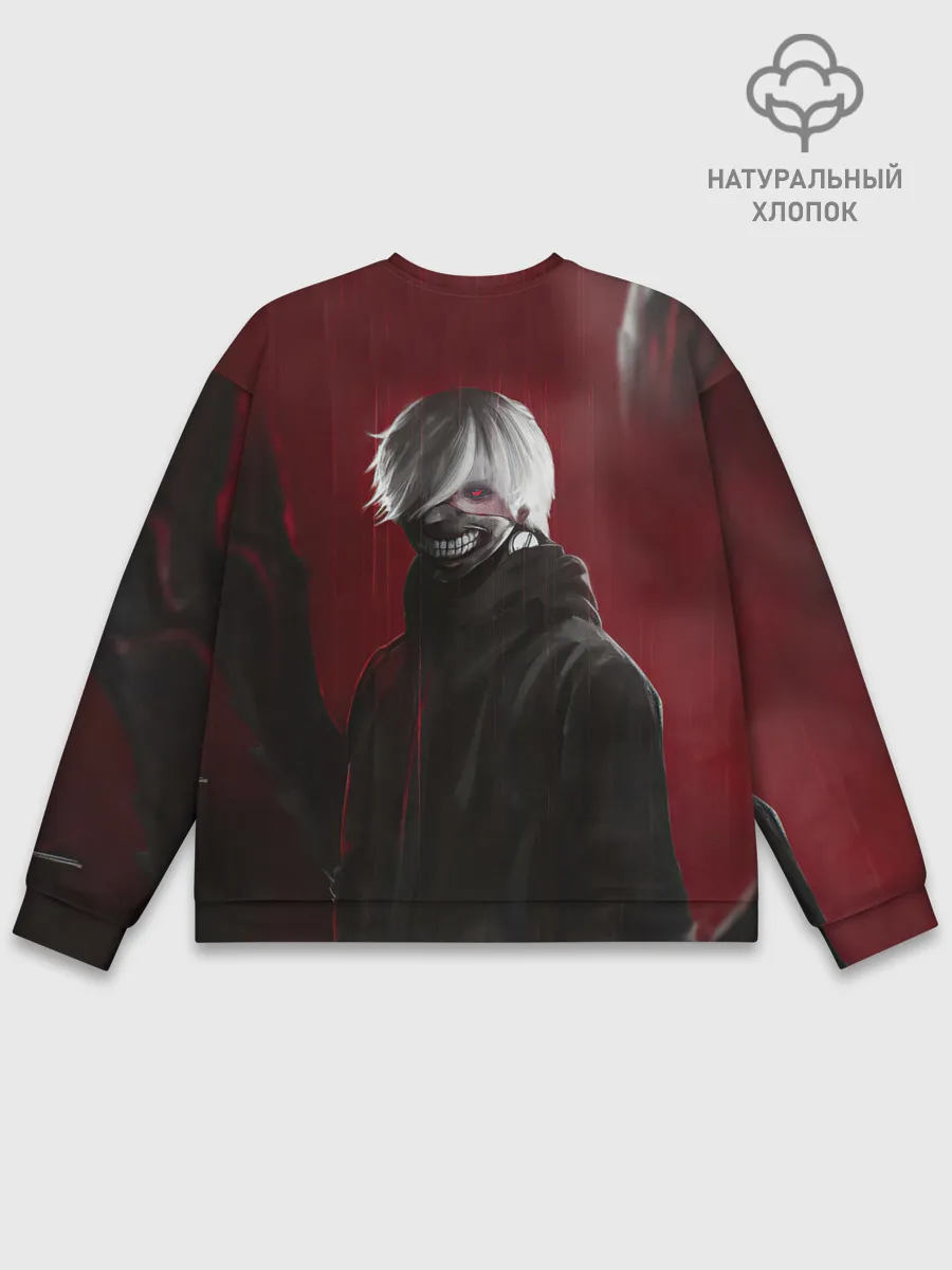 Мужской свитшот базовый / TOKYO GHOUL | ТОКИЙСКИЙ ГУЛЬ ЩЮПАЛЬЦА