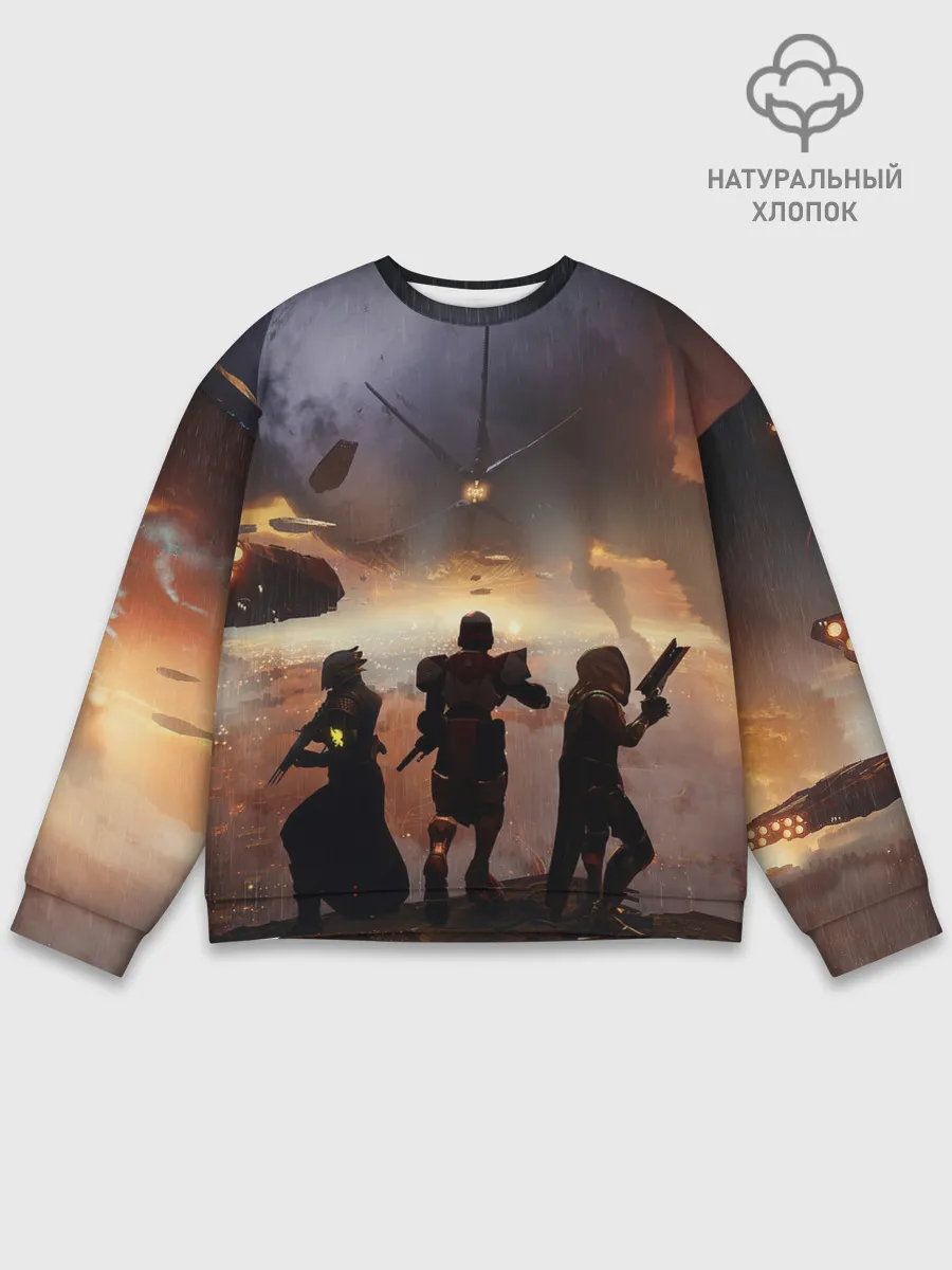 Мужской свитшот базовый / DESTINY 2 ВОЙНА, СТРАЖИ