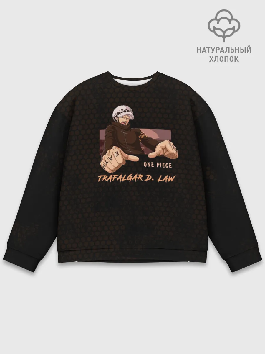 Мужской свитшот базовый / Трафальгар Ло Ван пис