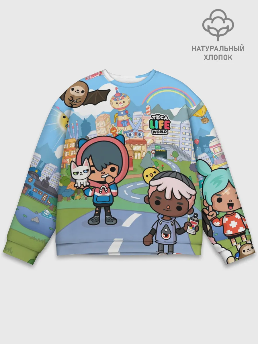 Мужской свитшот базовый / Toca Boca | Город
