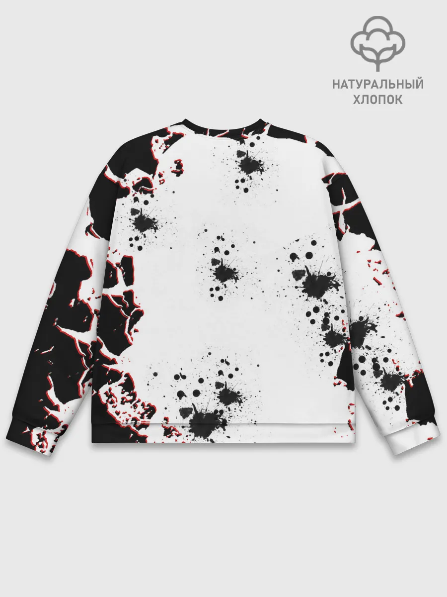 Мужской свитшот базовый / Берсерк черная маска.