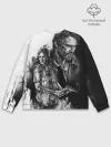 Мужской свитшот базовый / THE LAST OF US ЧЁРНО БЕЛЫЙ