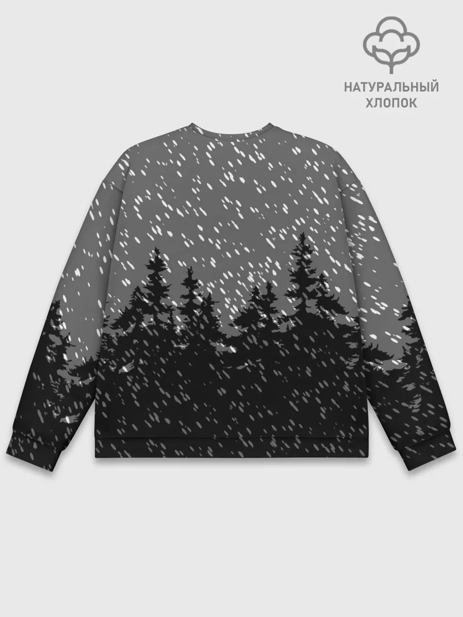 Мужской свитшот базовый / Веришь? в Деда Мороза