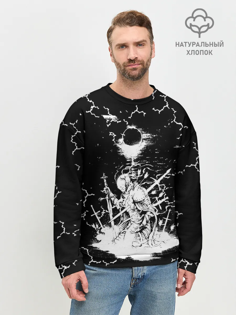 Мужской свитшот базовый / dark souls / 2