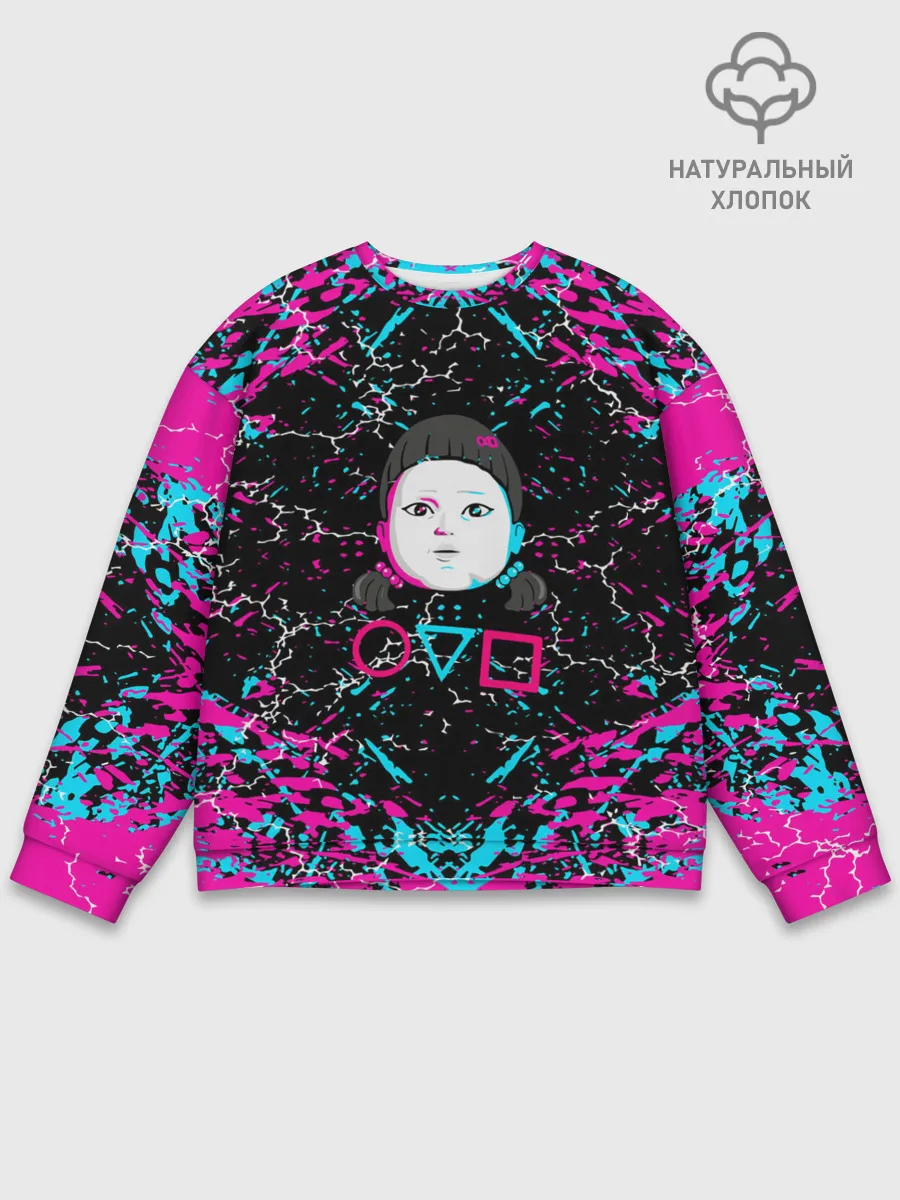 Мужской свитшот базовый / SQUID GAME | ИГРА В КАЛЬМАРА | КУКЛА.