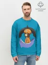 Мужской свитшот базовый / Мэй с дельфином