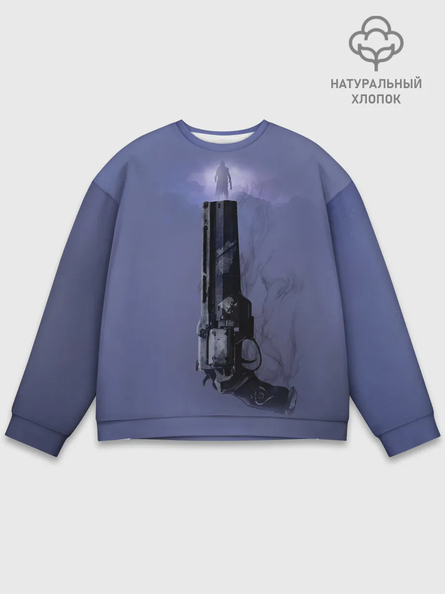 Мужской свитшот базовый / DESTINY 2 КЕЙД 6 И ЕГО РЕВОЛЬВЕР
