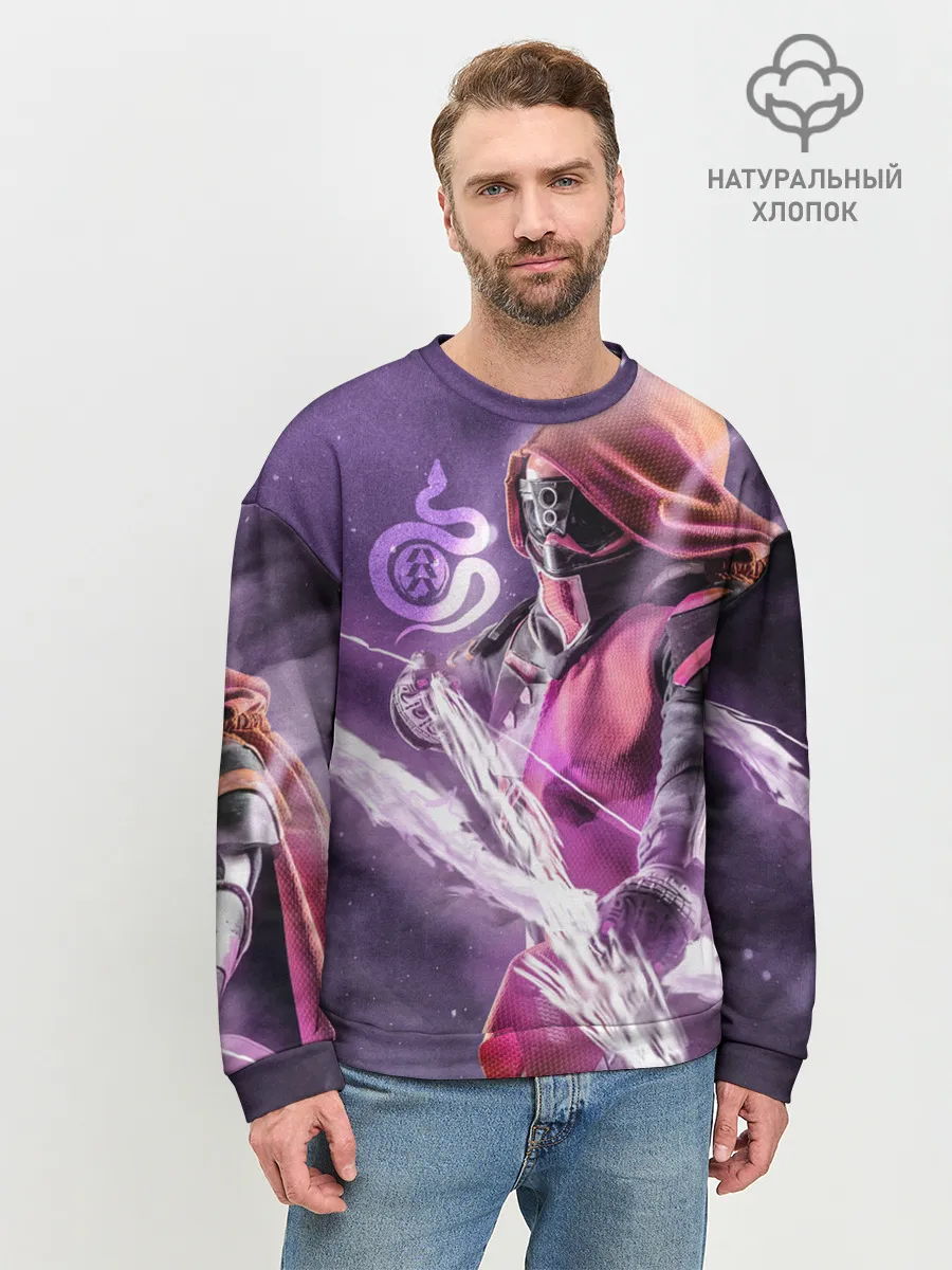 Мужской свитшот базовый / DESTINY 2 HUNTER LOGO