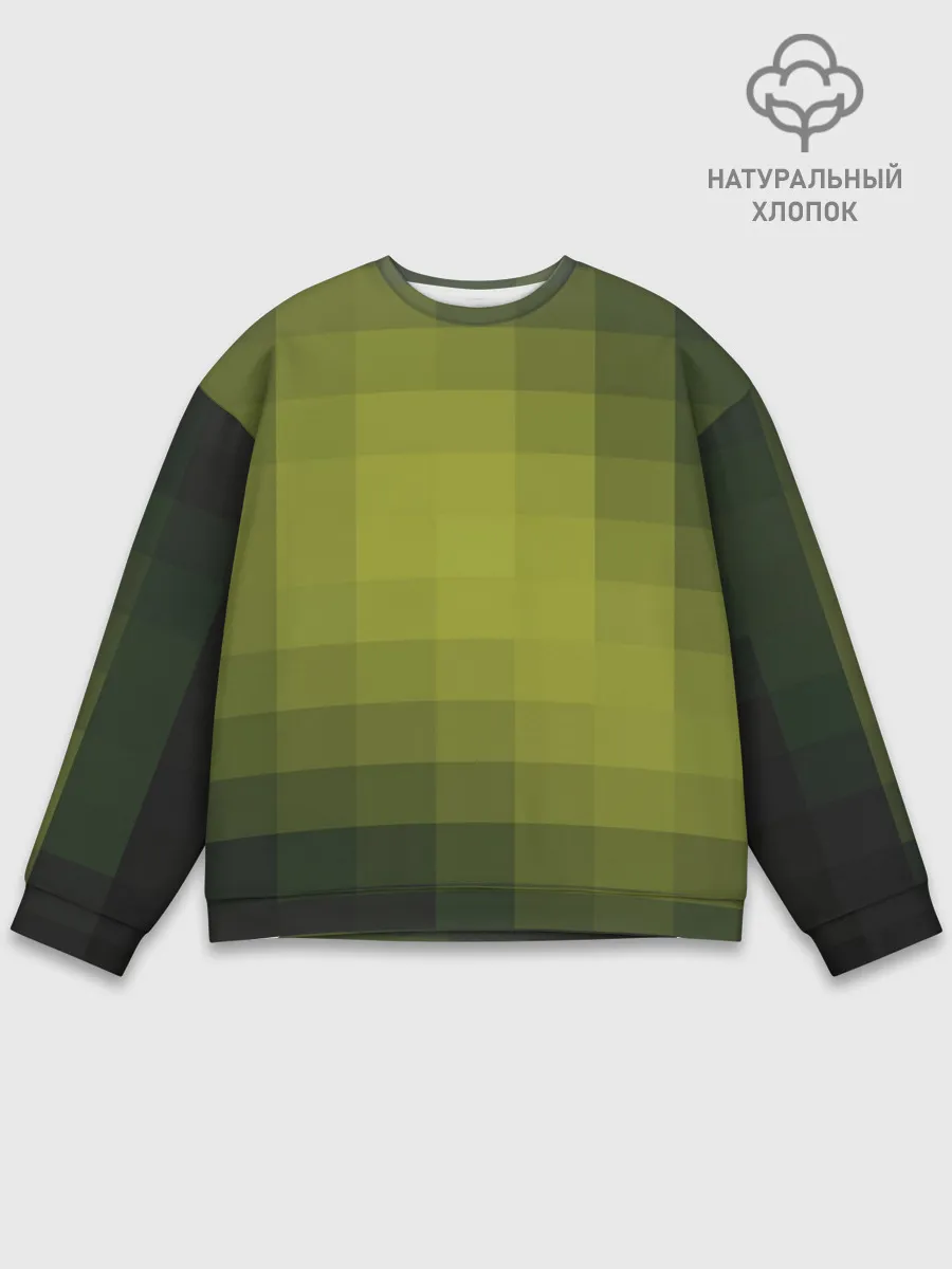 Мужской свитшот базовый / Милитари мозаика