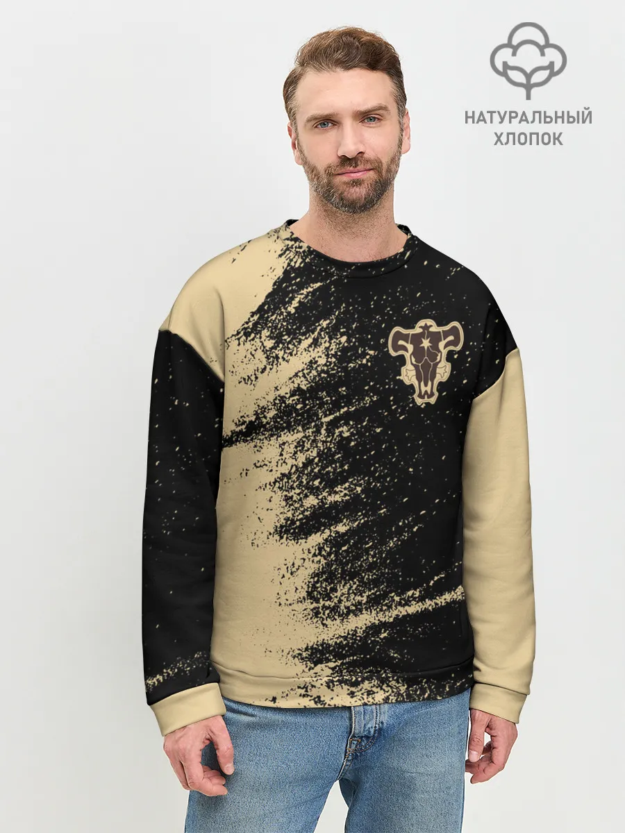 Мужской свитшот базовый / Black clover bull.