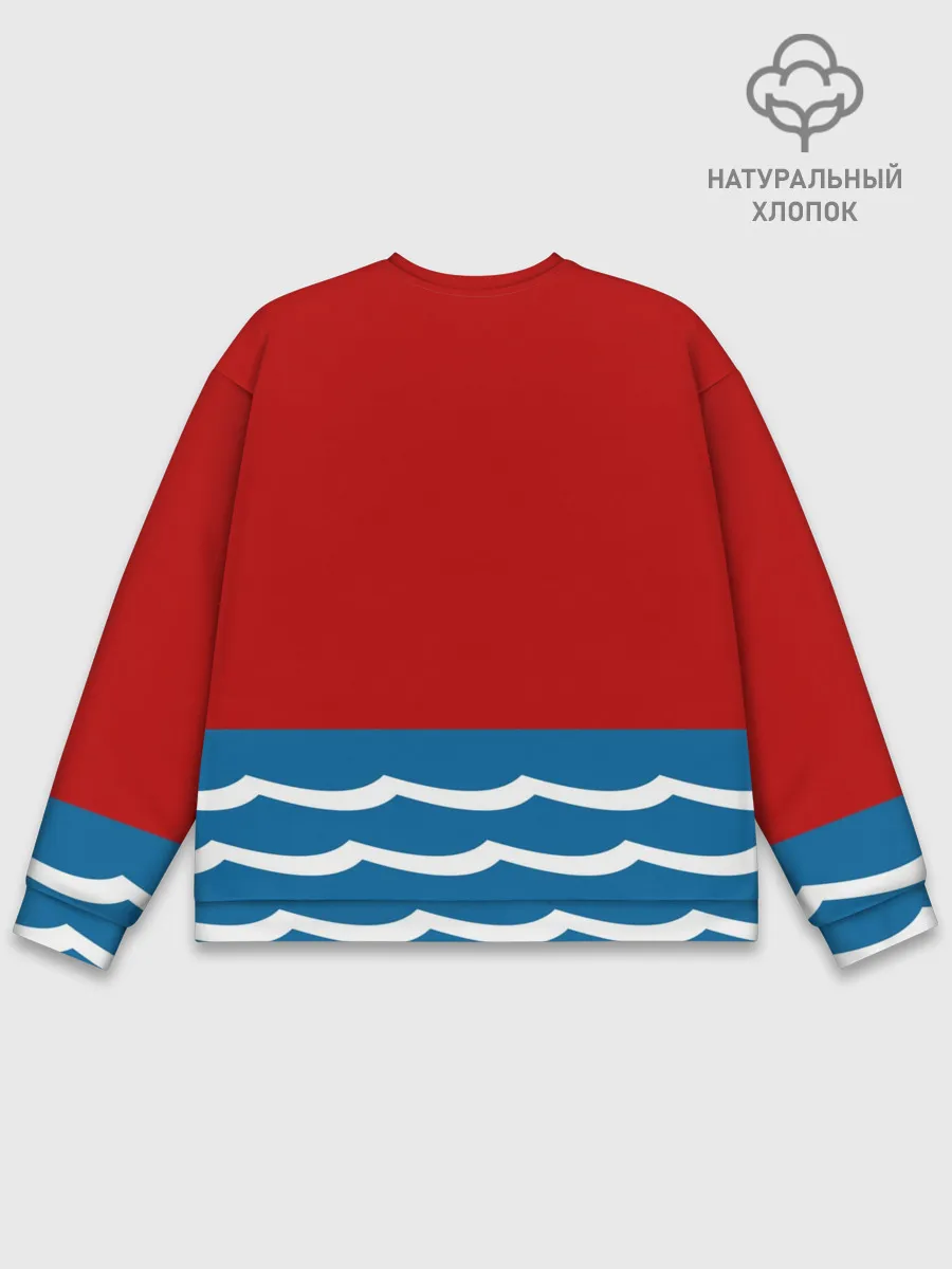 Мужской свитшот базовый / Герб Магадана