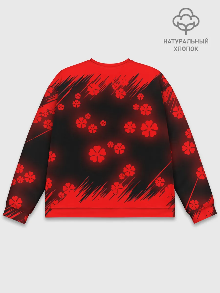 Мужской свитшот базовый / Чёрный клевер: Освещение