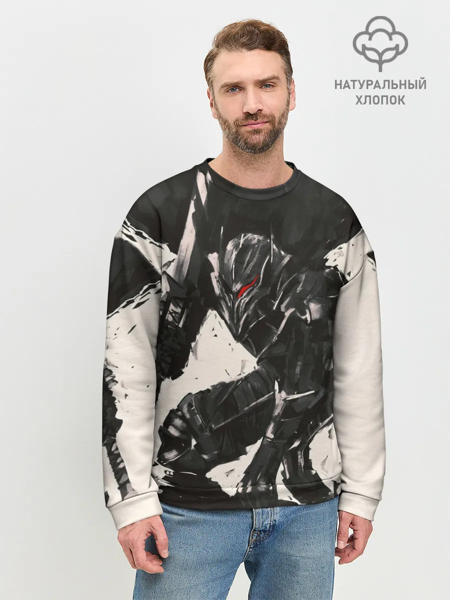 Мужской свитшот базовый / BERSERK ILLUSTRATION | БЕРСЕРК