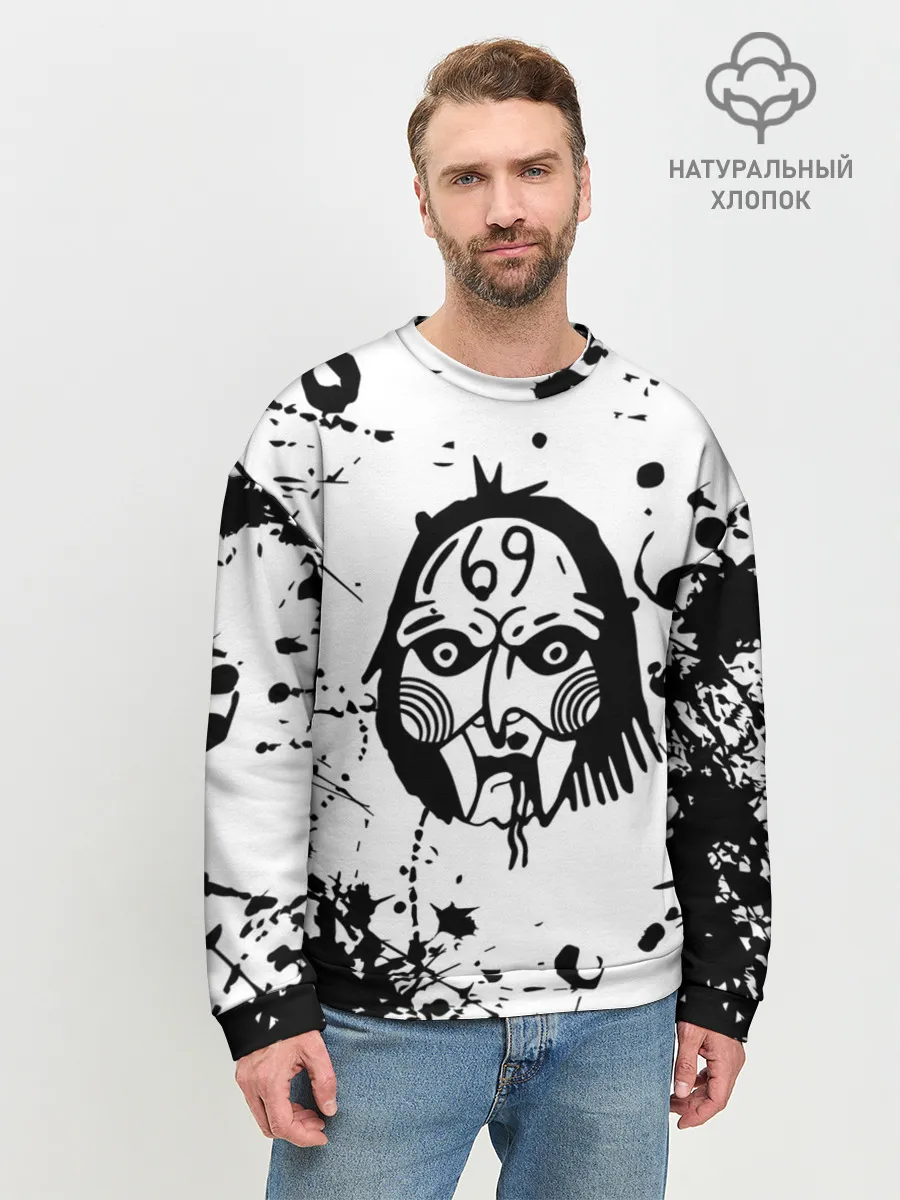 Мужской свитшот базовый / 6IX9INE TEKASHI 69