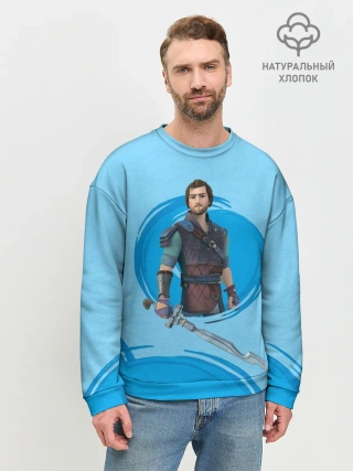 Мужской свитшот базовый / Кощей и Меч