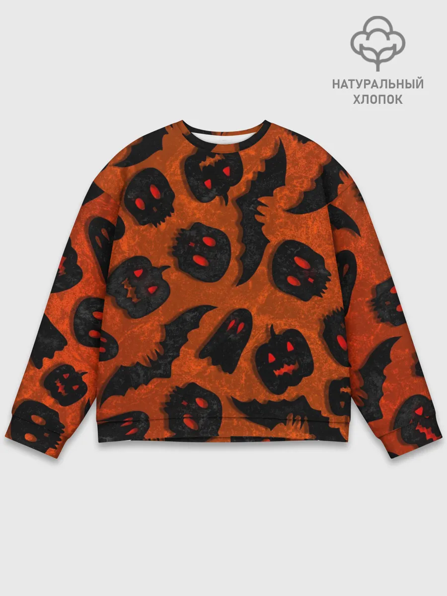 Мужской свитшот базовый / Halloween print