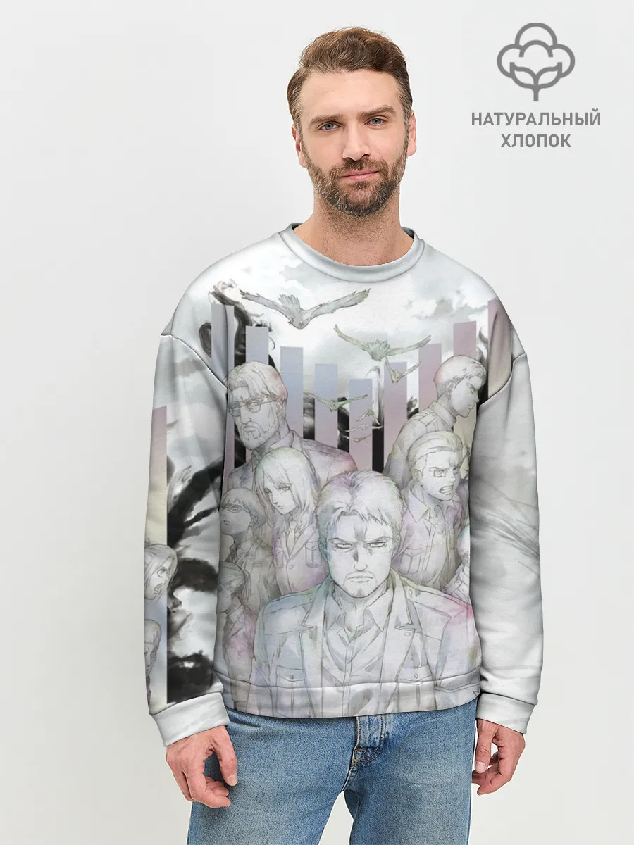 Мужской свитшот базовый / Райнер и Воины Марли