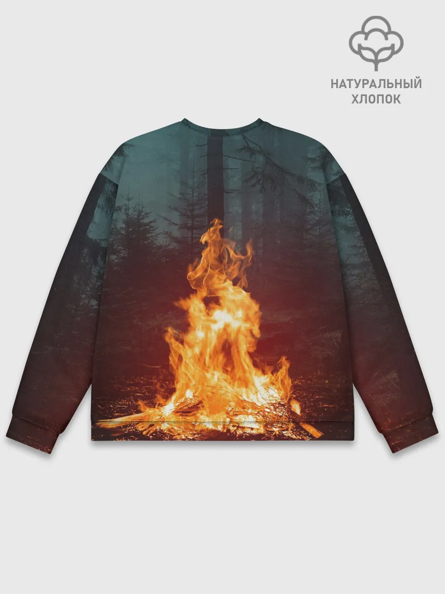 Мужской свитшот базовый / Пикник в лесу