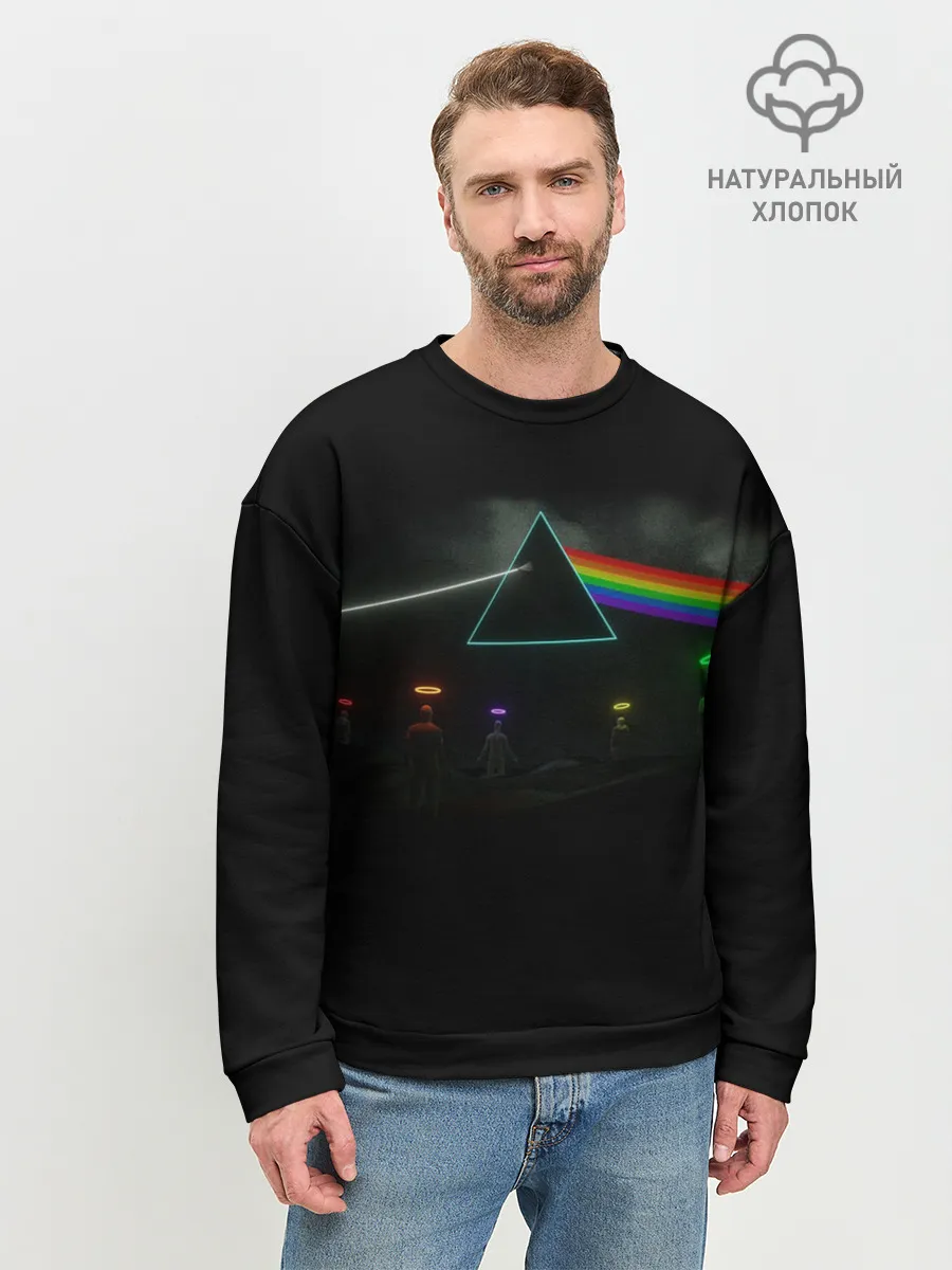 Мужской свитшот базовый / ПИНК ФЛОЙД | PINK FLOYD LOGO