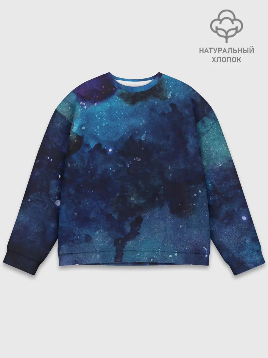 Мужской свитшот базовый / Темнота глубин