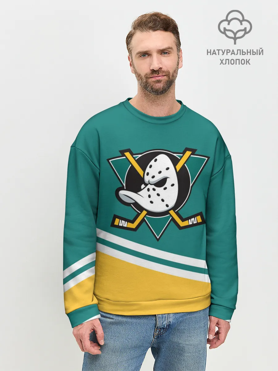 Мужской свитшот базовый / Анахайм Дакс, NHL