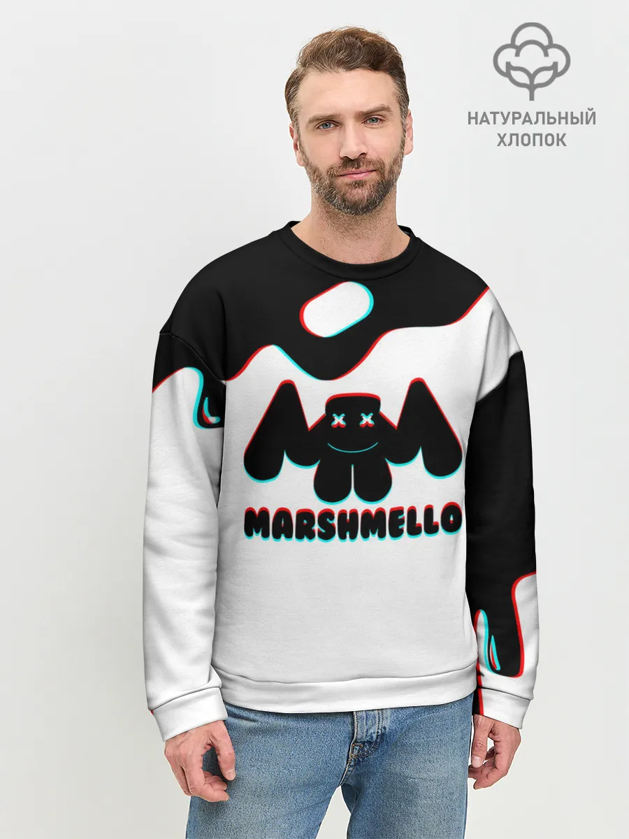 Мужской свитшот базовый / MARSHMELLO MELT: МАРШМЕЛЛО