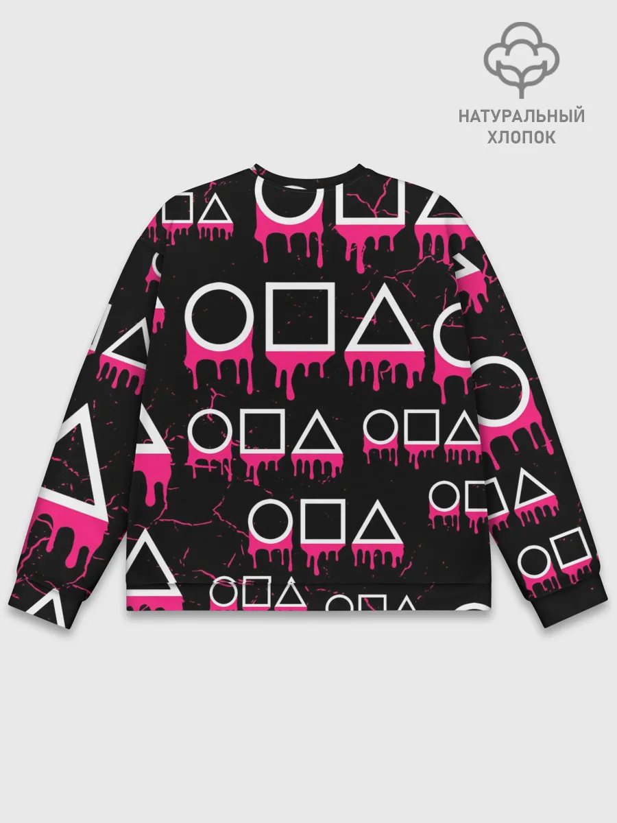 Мужской свитшот базовый / ИГРА В КАЛЬМАРА / КУКЛА