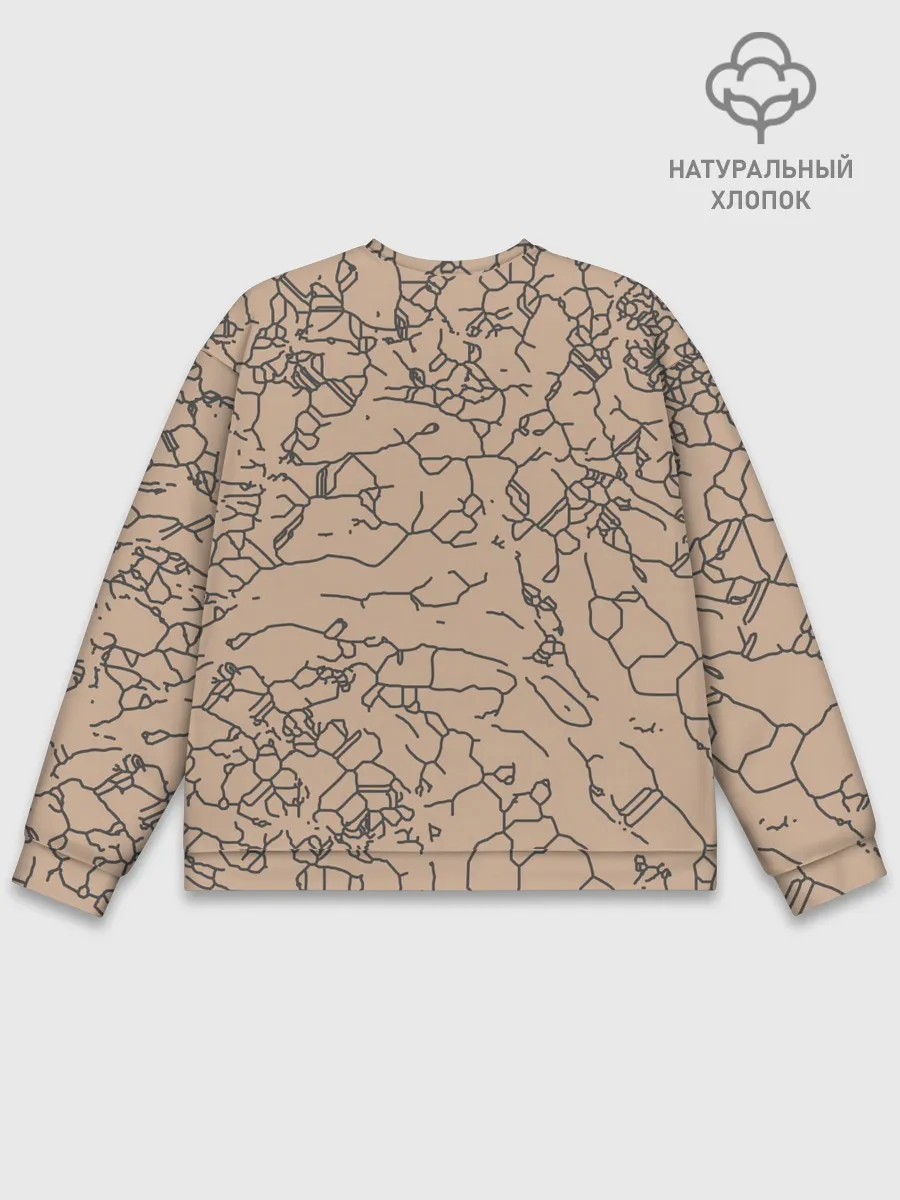 Мужской свитшот базовый / Рисованный камень
