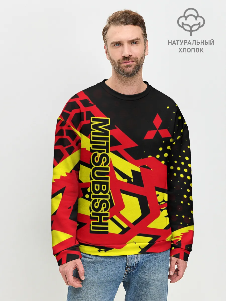 Мужской свитшот базовый / Mitsubishi