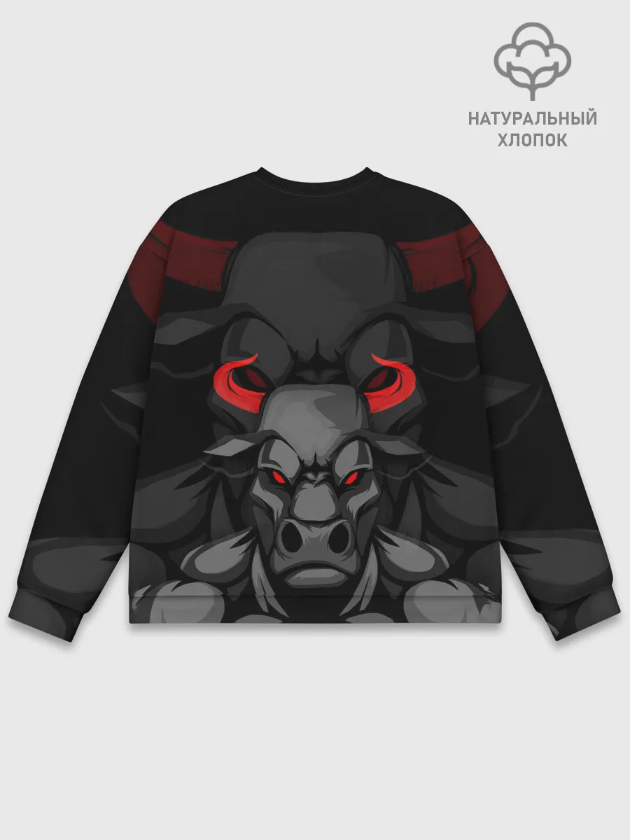 Мужской свитшот базовый / CHICAGO BULLS ЯРОСТНЫЙ БЫК