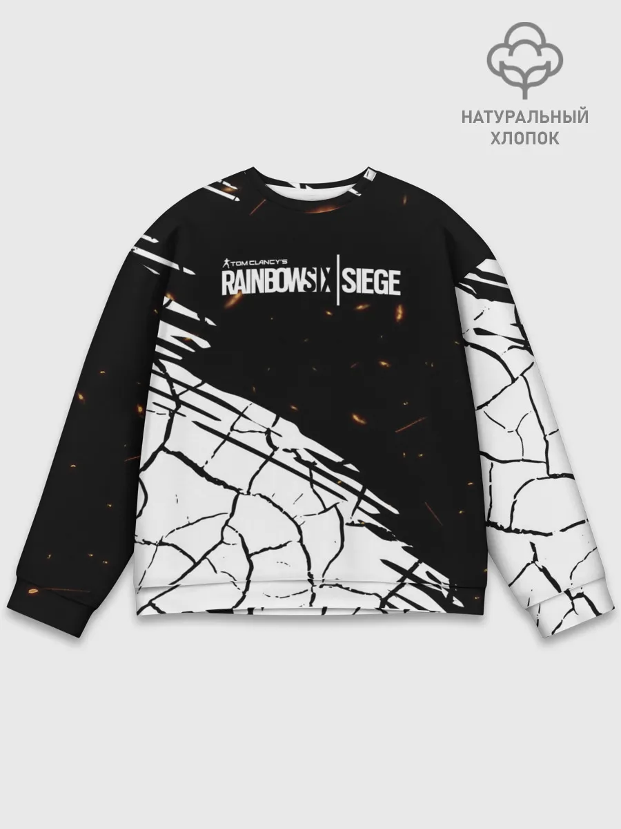 Мужской свитшот базовый / Rainbow Six Siege: Раскаленные пули.