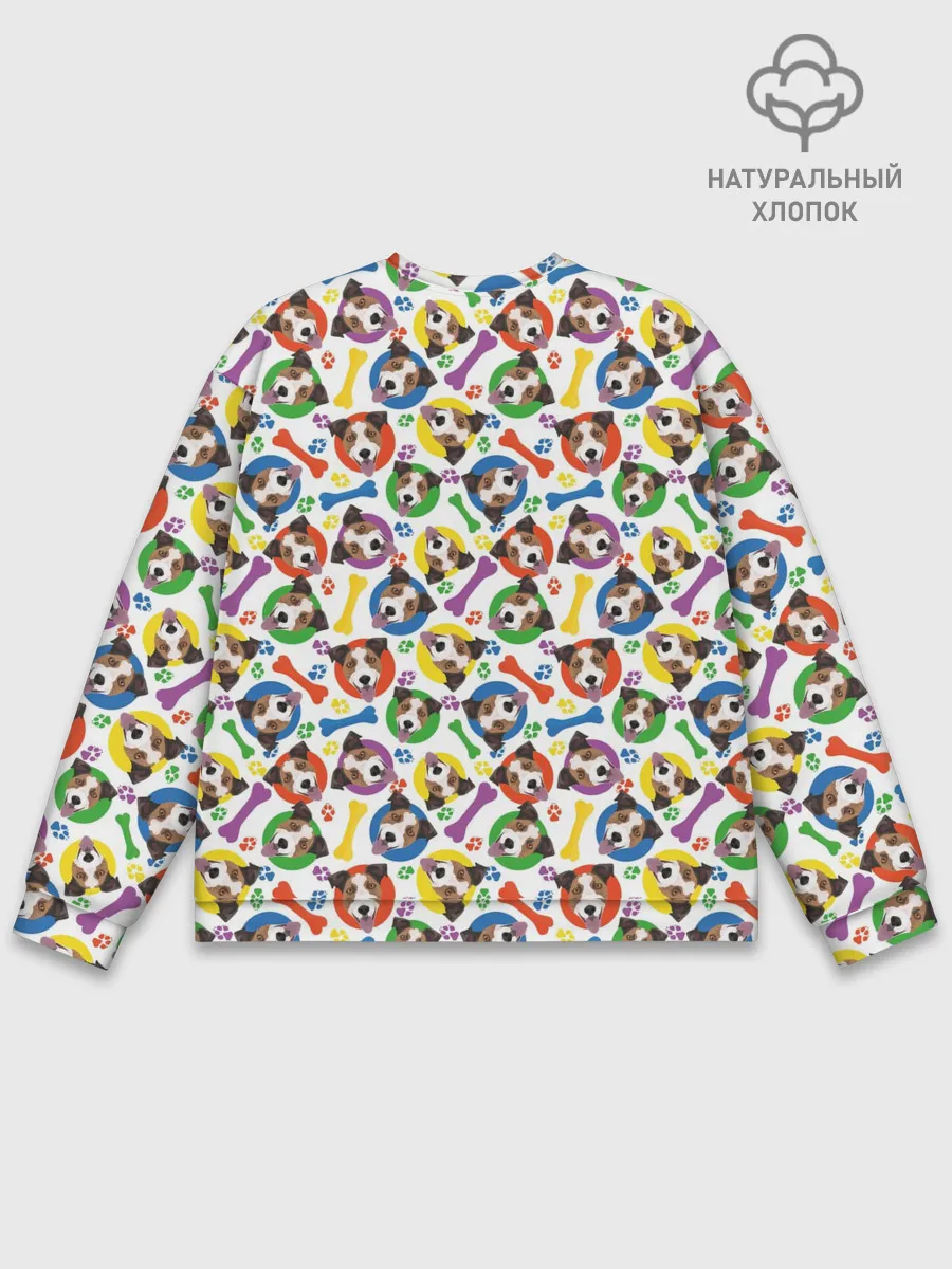 Мужской свитшот базовый / Джек Рассел Терьер