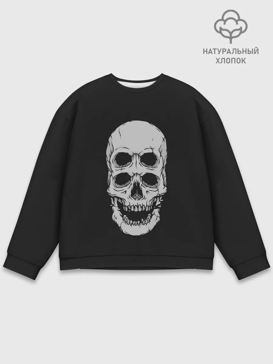 Мужской свитшот базовый / Terrible Skull