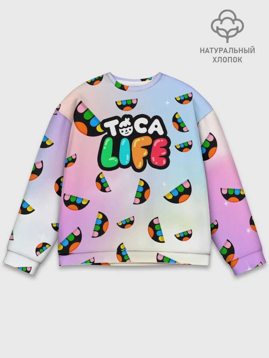 Мужской свитшот базовый / ТОКА БОКА ЛОГОТИП