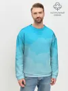 Мужской свитшот базовый / Голубые облака