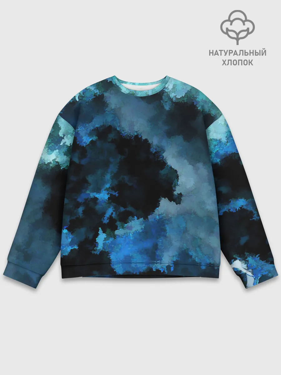 Мужской свитшот базовый / Взрыв на глубине