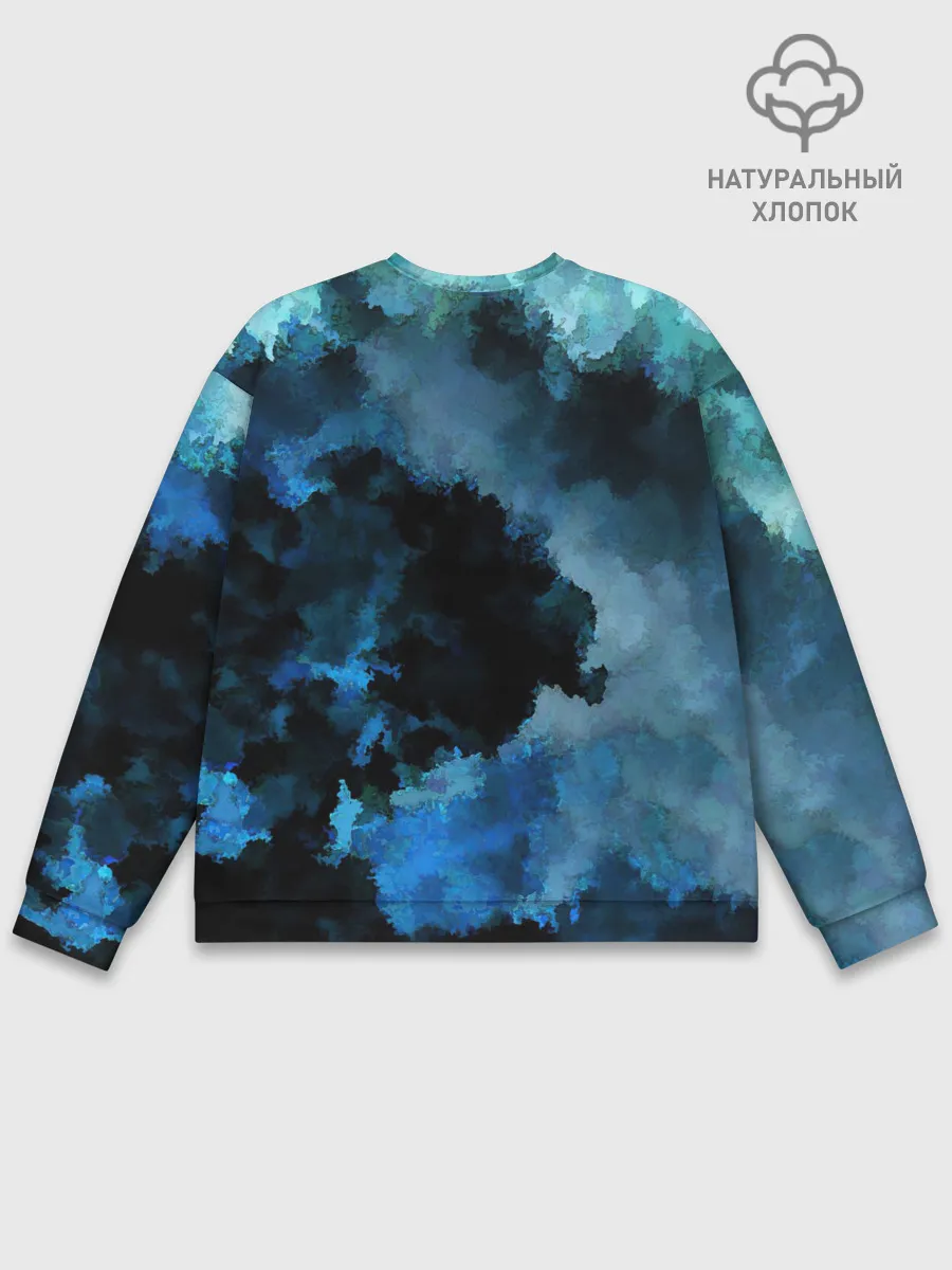 Мужской свитшот базовый / Взрыв на глубине