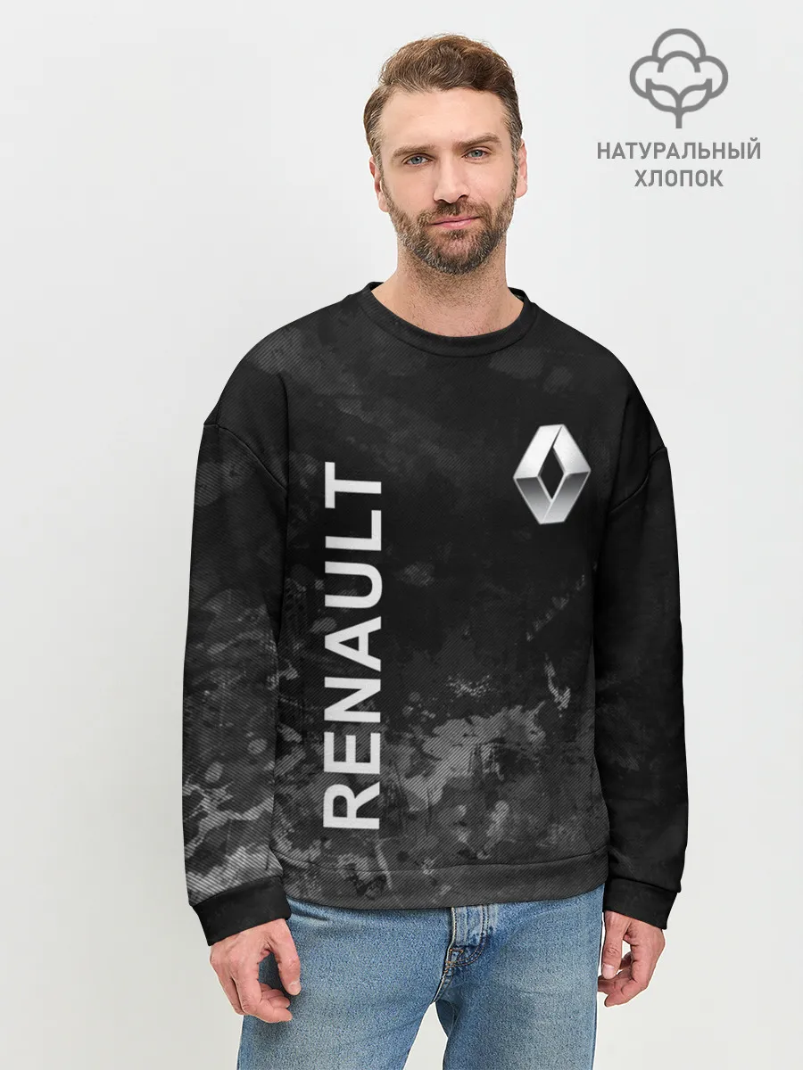 Мужской свитшот базовый / Рено, текстура